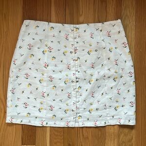 Floral Mini Skirt